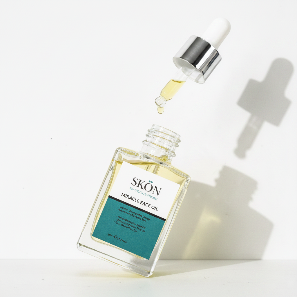 Face Oil angled